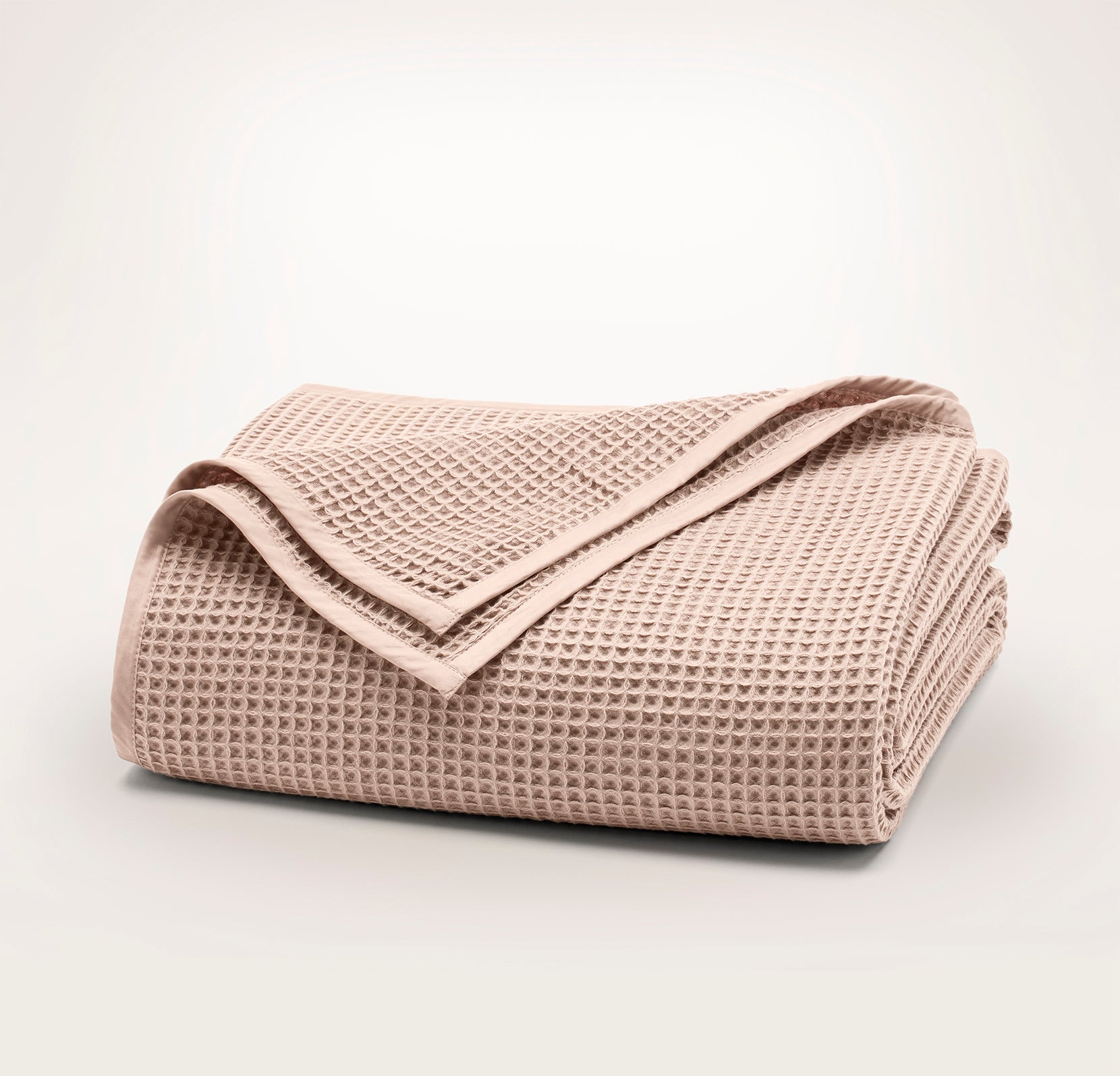 Waffle Bed Blanket - Pinks - view 1