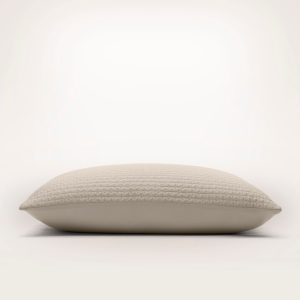 Signature Textured Stitch Quilted Sham - Brown - view 1