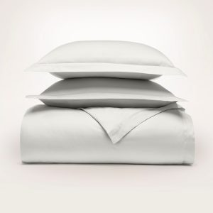 Percale Hemmed Duvet Set - view 1