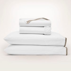 Percale Embellished Sheet Set - SALE - view 1