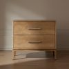 2-Drawer Wood Nightstand - view 1