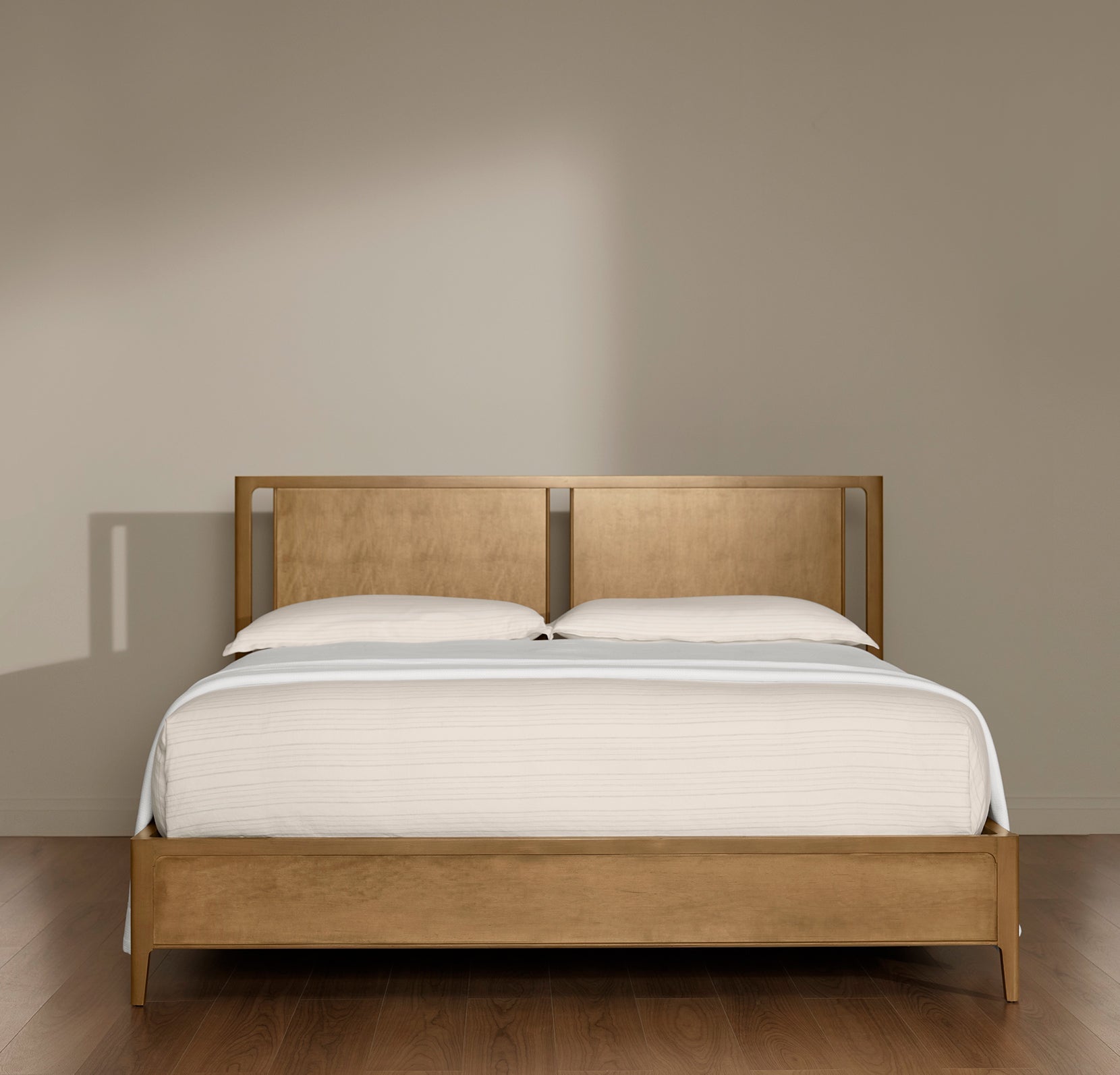 Wood Frame Bed - view 1