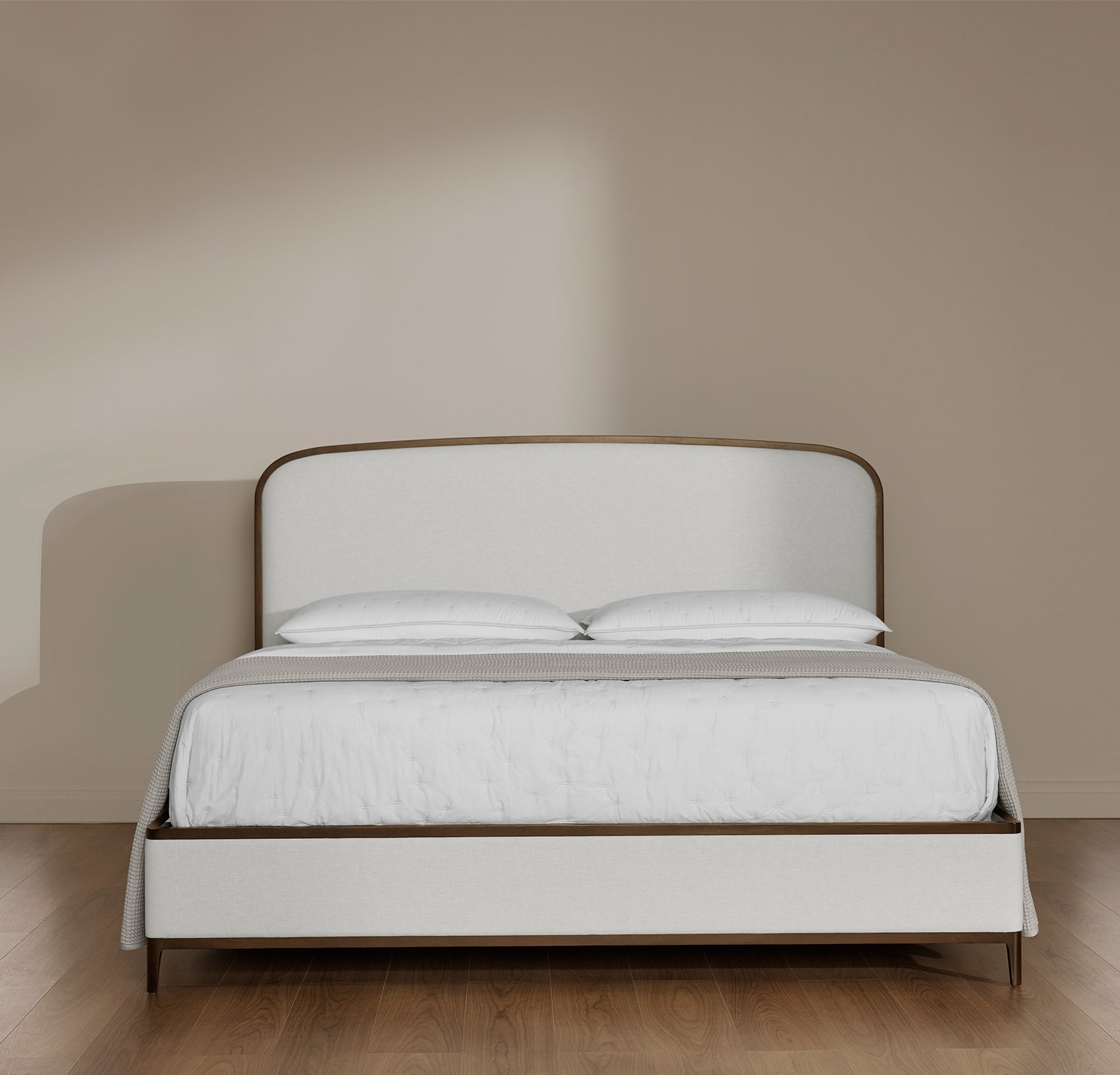 Upholstered Curve Bed - view 1