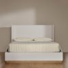 Upholstered Wingback Bed - view 1