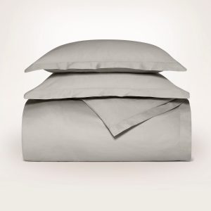 Percale Hemmed Duvet Set - view 1