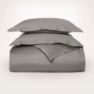 Percale Hemmed Duvet Set - view 1