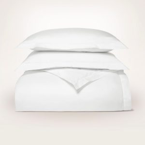 Percale Hemmed Duvet Set - view 1