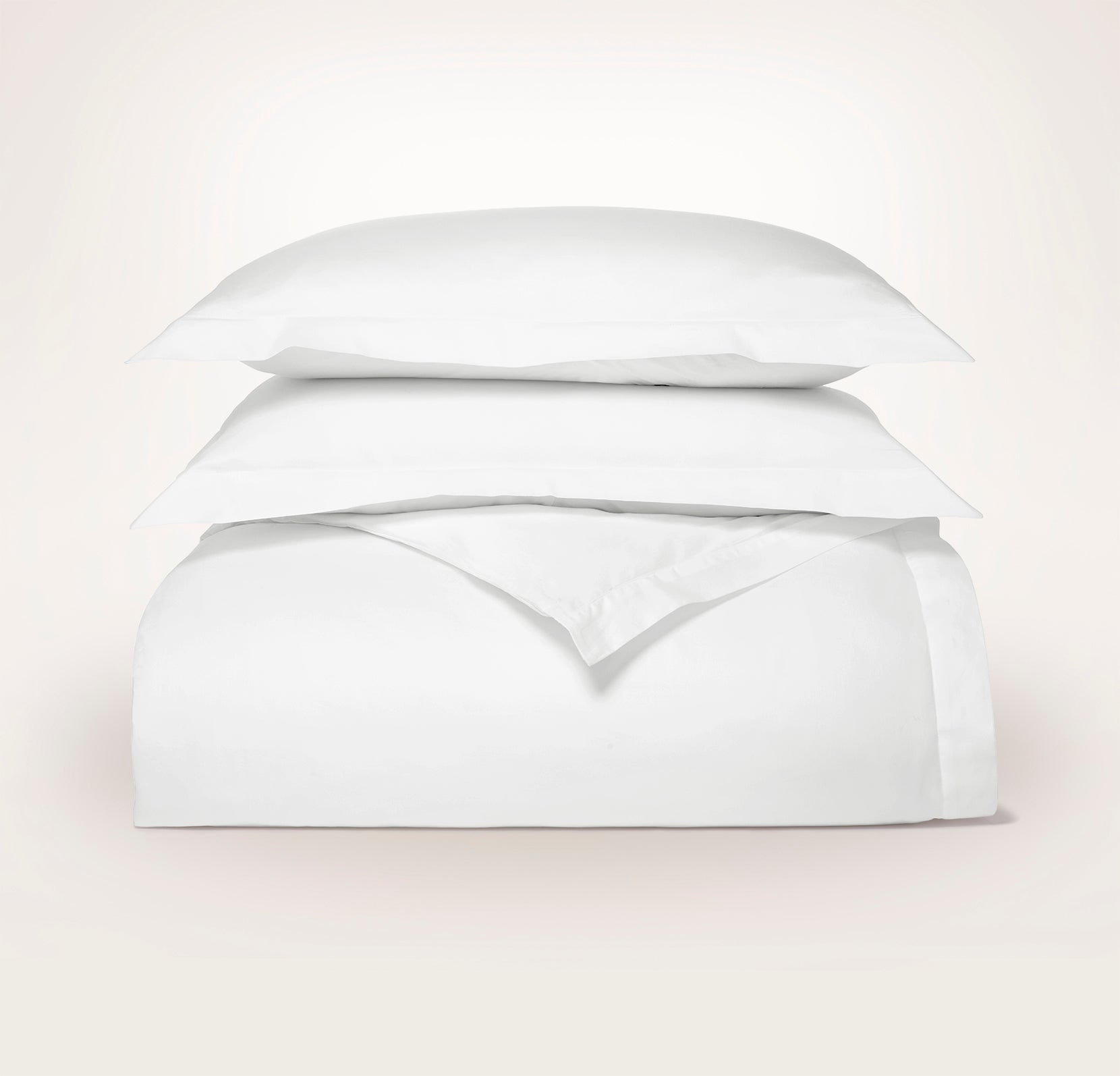 Percale Hemmed Duvet Set - view 1