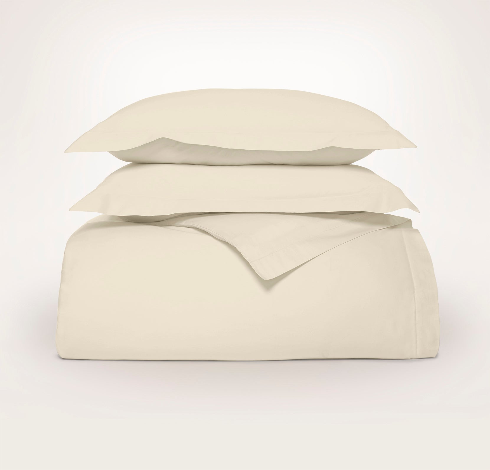 Percale Hemmed Duvet Set - view 1