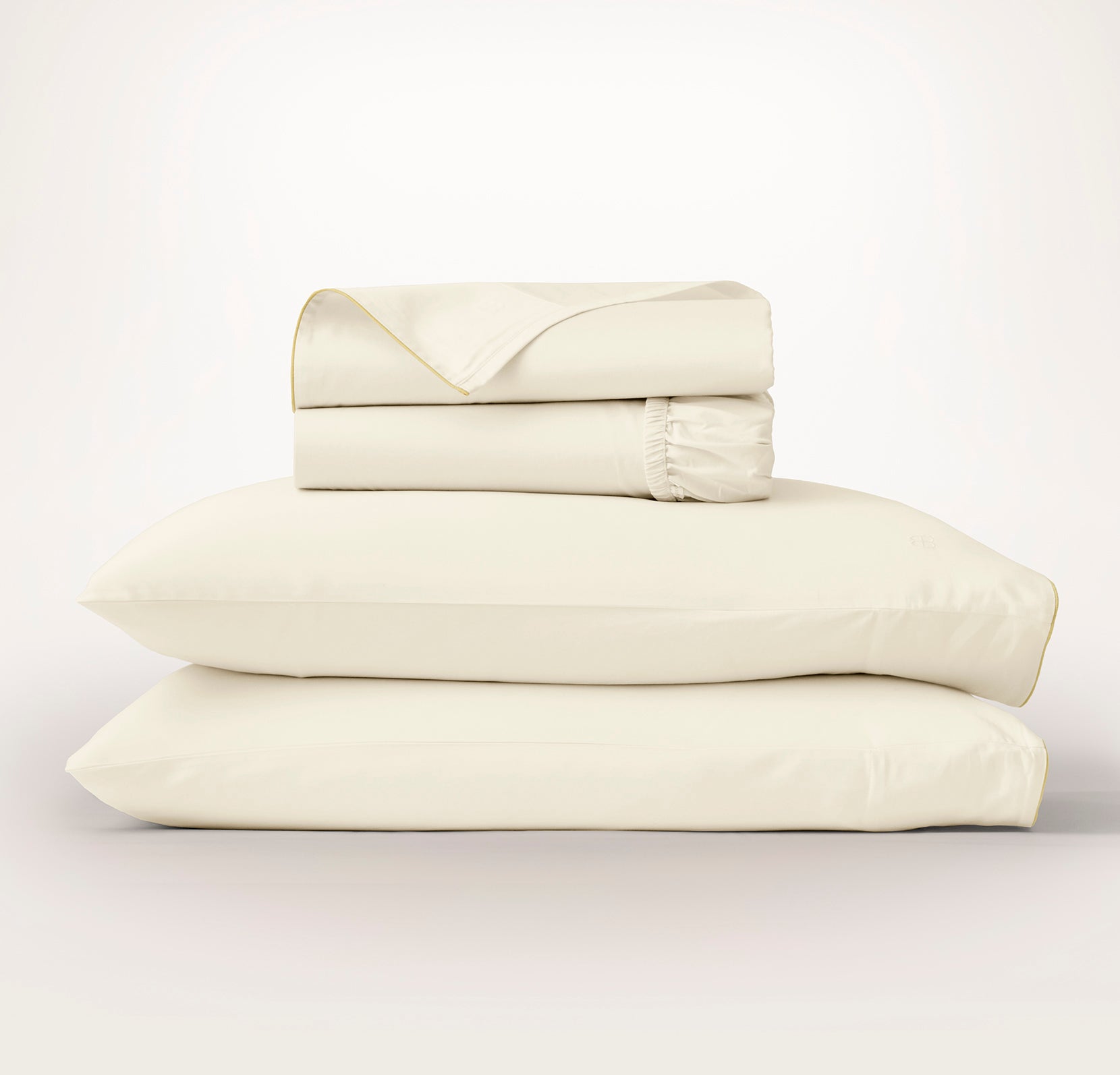 Signature Embellished Sheet Set - Neutral - view 1