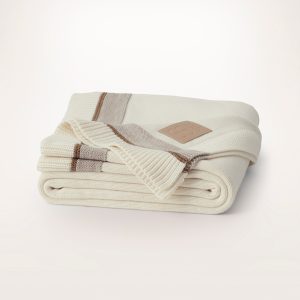 Court Knit Throw Blanket - Neutral - view 1
