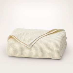 Waffle Bed Blanket - Neutral - view 1