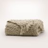 Cozy Bouclé Throw Blanket - Brown - view 1