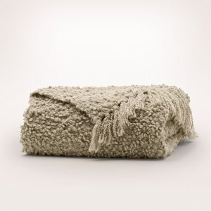 Cozy Bouclé Throw Blanket - Brown - view 1