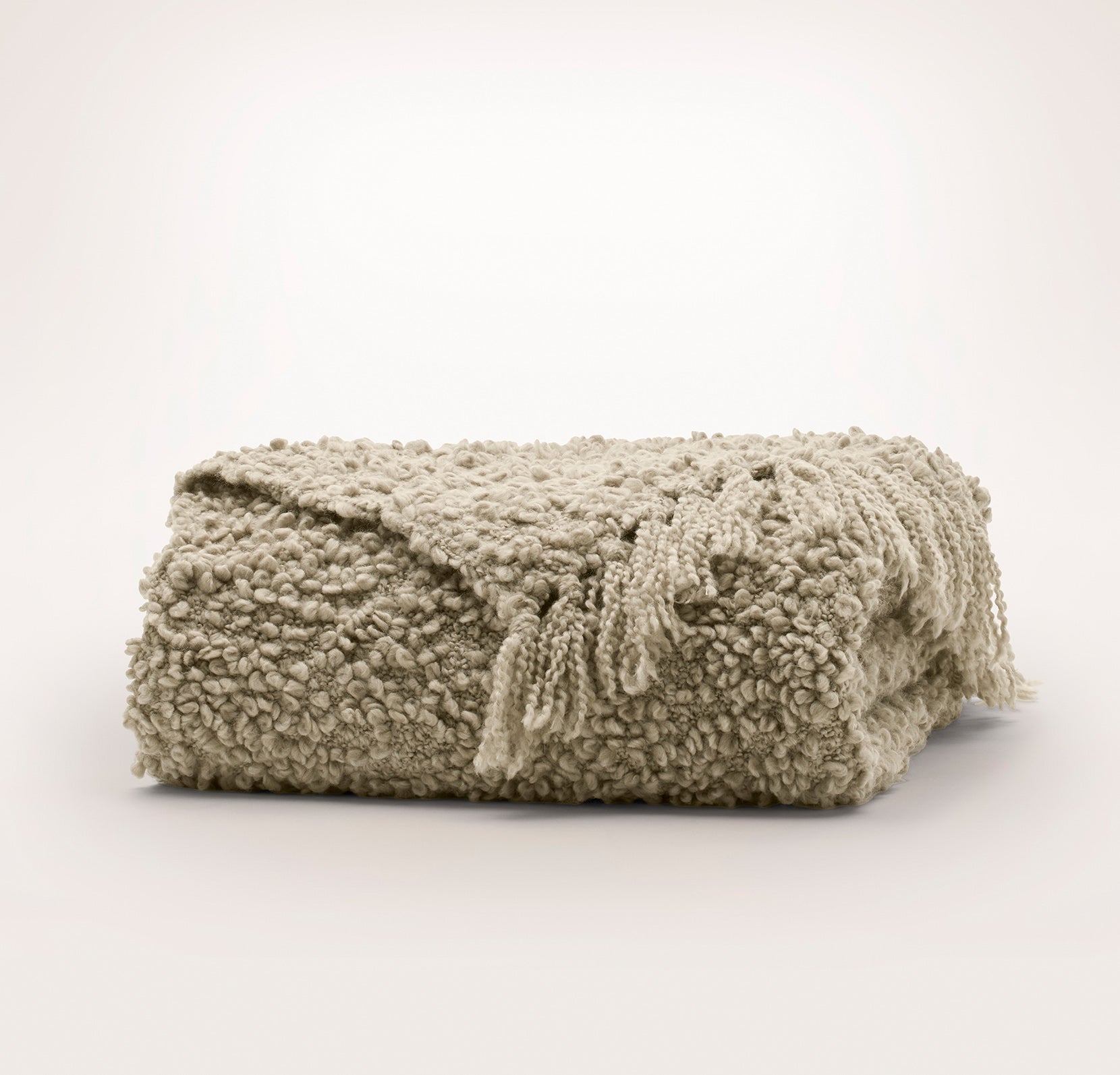 Cozy Bouclé Throw Blanket - Brown - view 1
