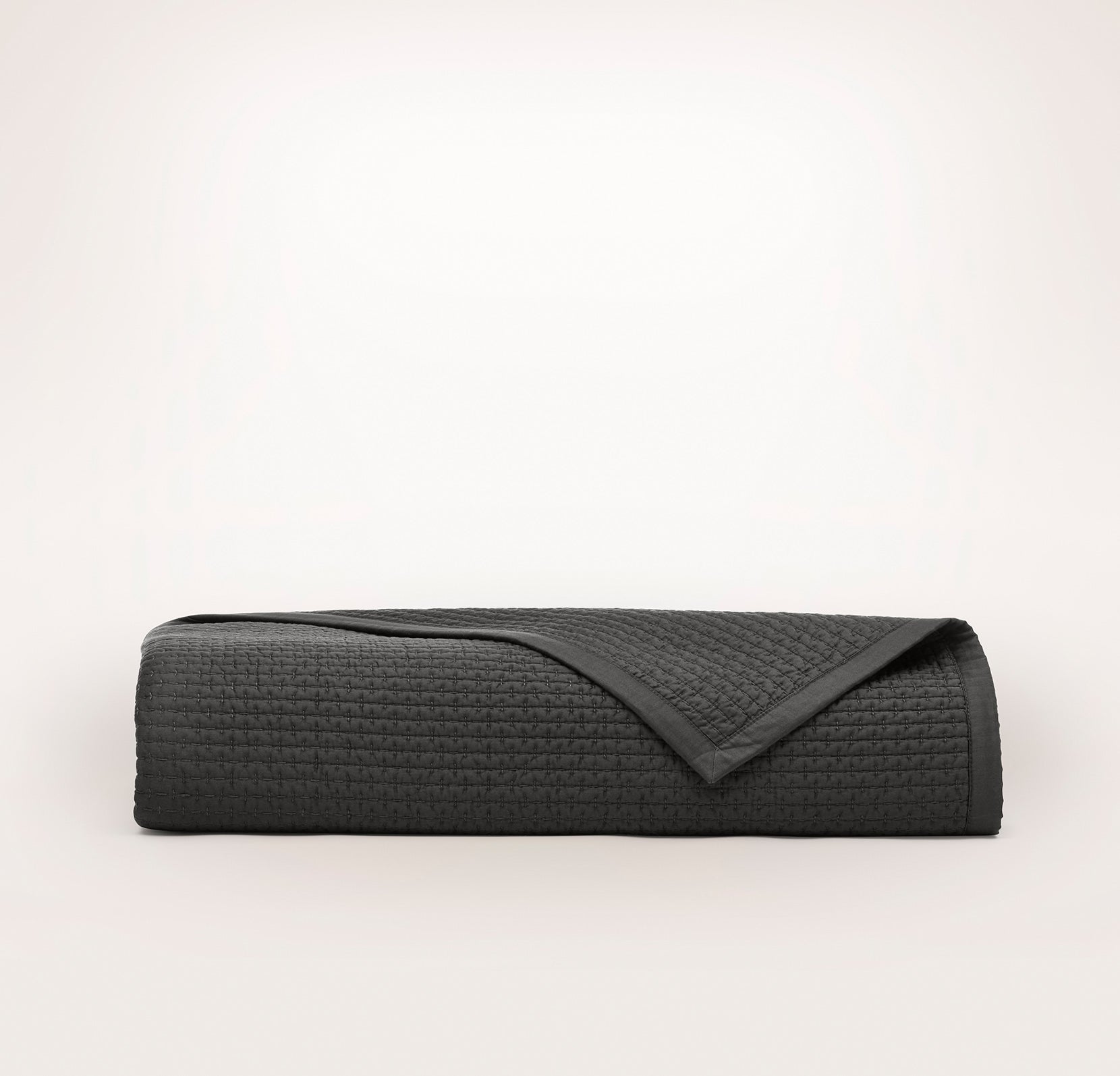 Signature Textured Stitch Quilt - Blacks - view 1