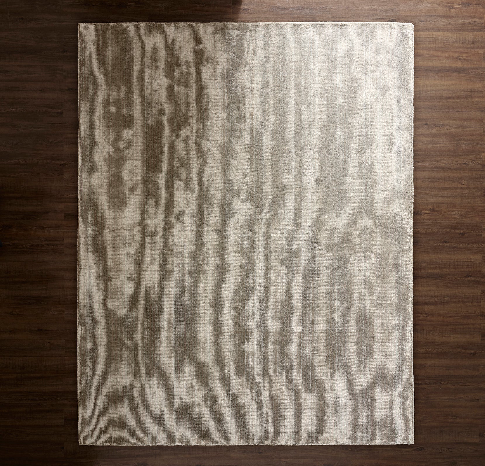 Two-Tone Ribbed Rug - view 1