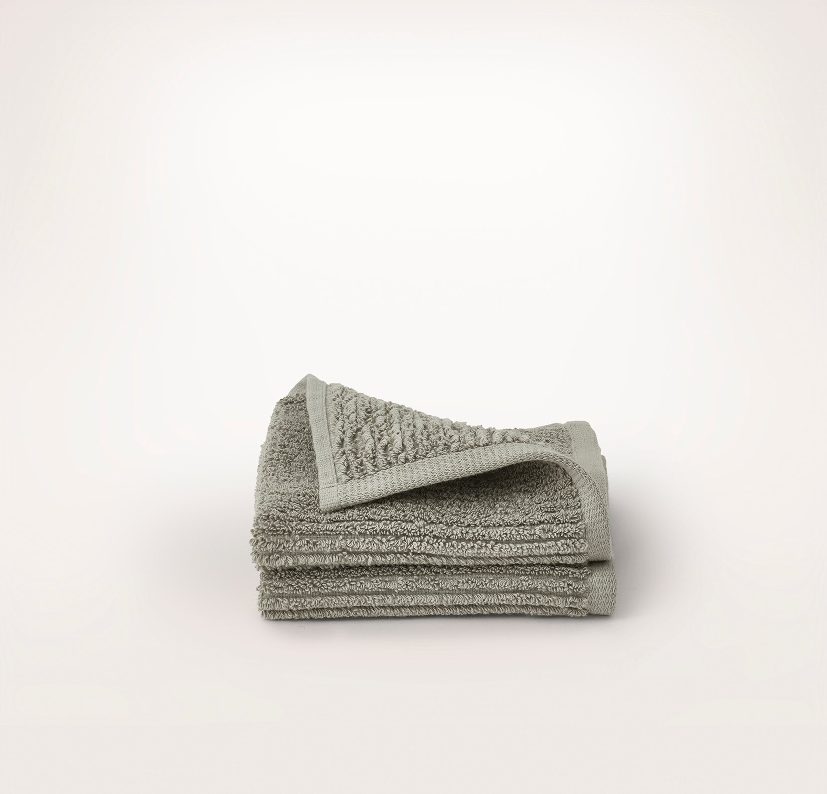 Turkish Ribbed Washcloths (Pair) - view 1