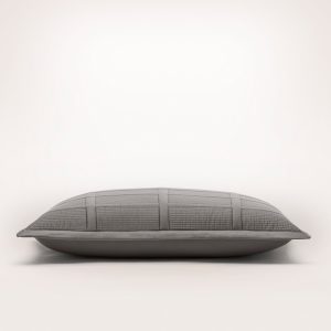 Signature Modern Grid Quilted Sham - view 1