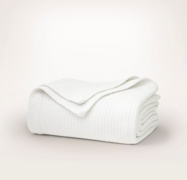 Modern Crochet Bed Blanket - Blacks - view 1