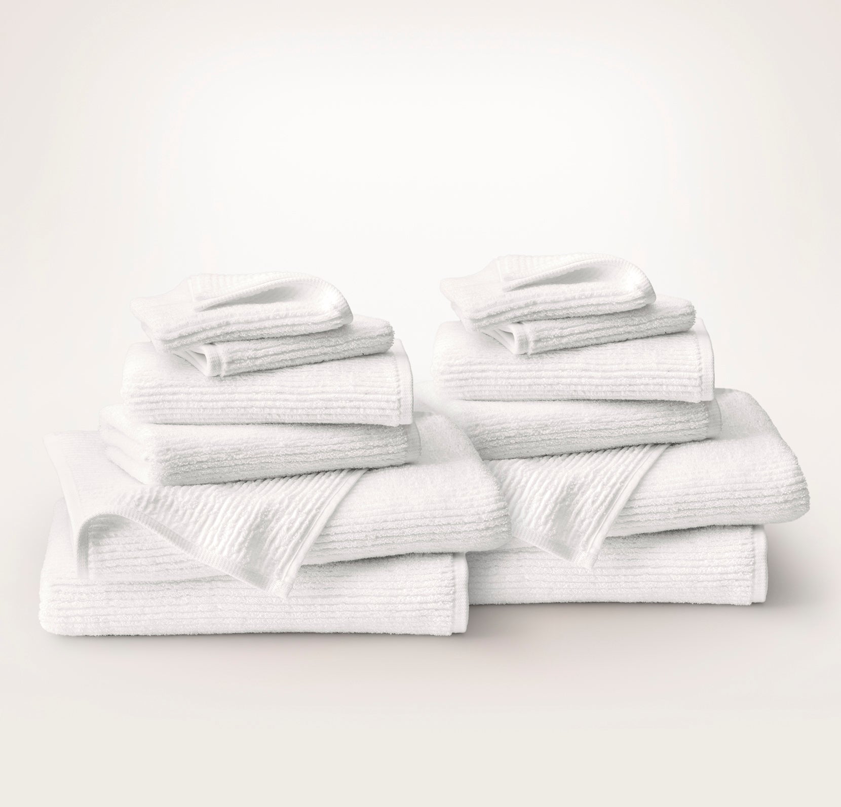 Complete Turkish Ribbed Bath Sheet Bundle - view 1