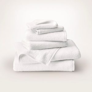 Turkish Ribbed Bath Towel Set - view 1