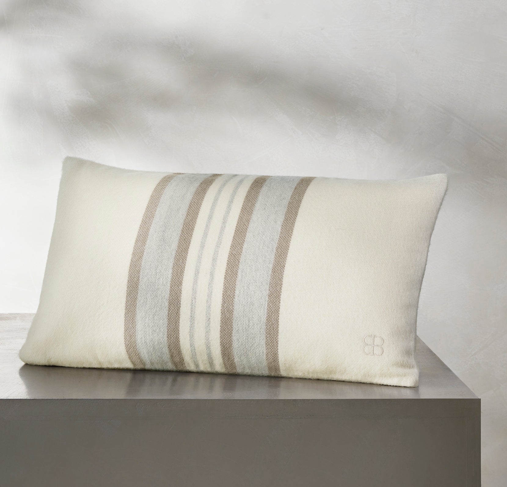 Alpaca Equestrian Stripe Pillow Cover - view 1