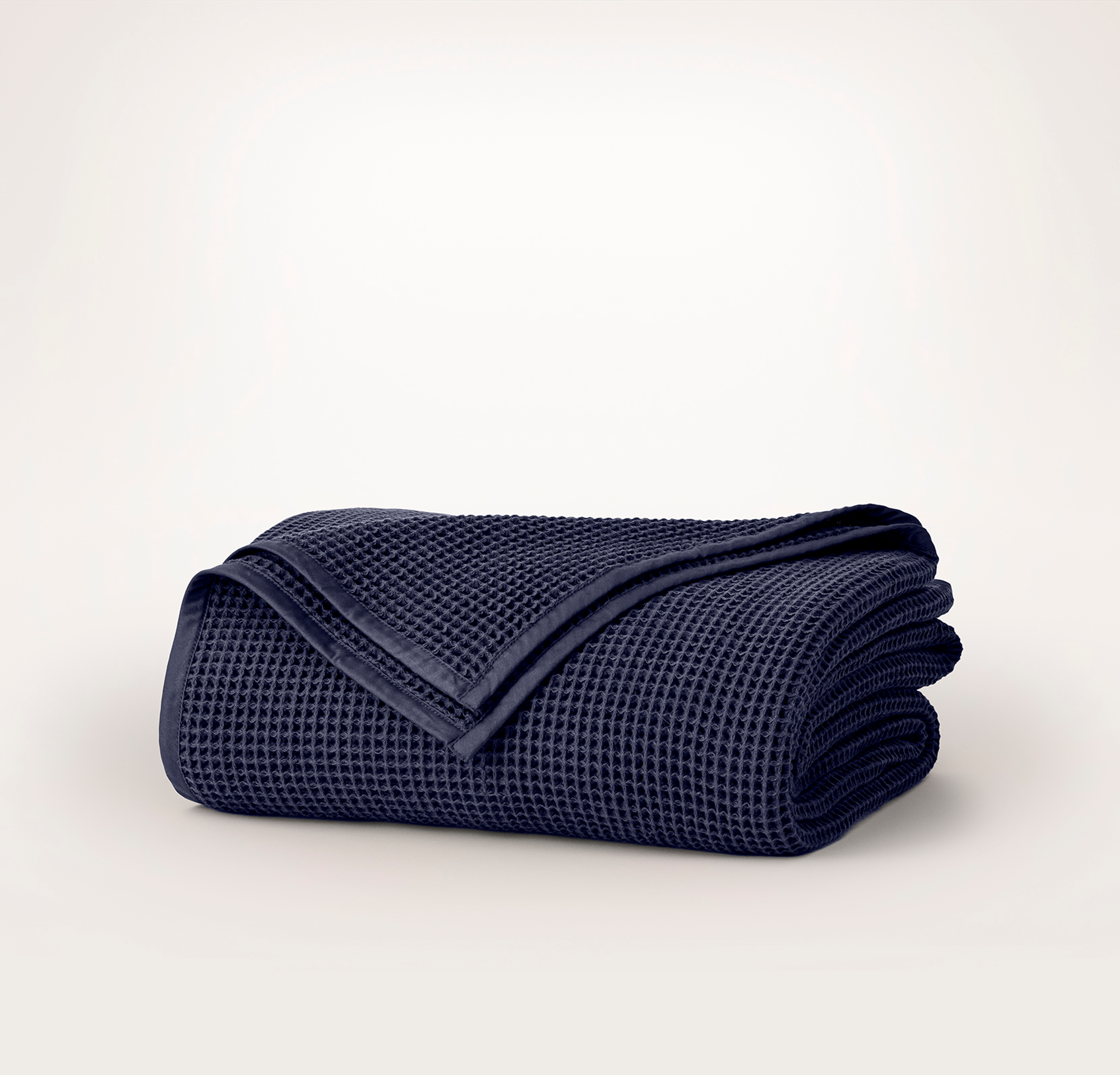 Waffle Bed Blanket - Blues - view 1