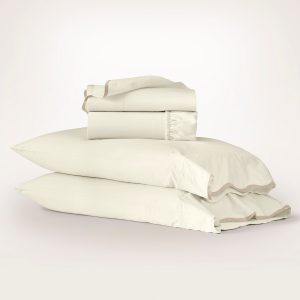 Percale Embellished Sheet Set - NEW - view 1