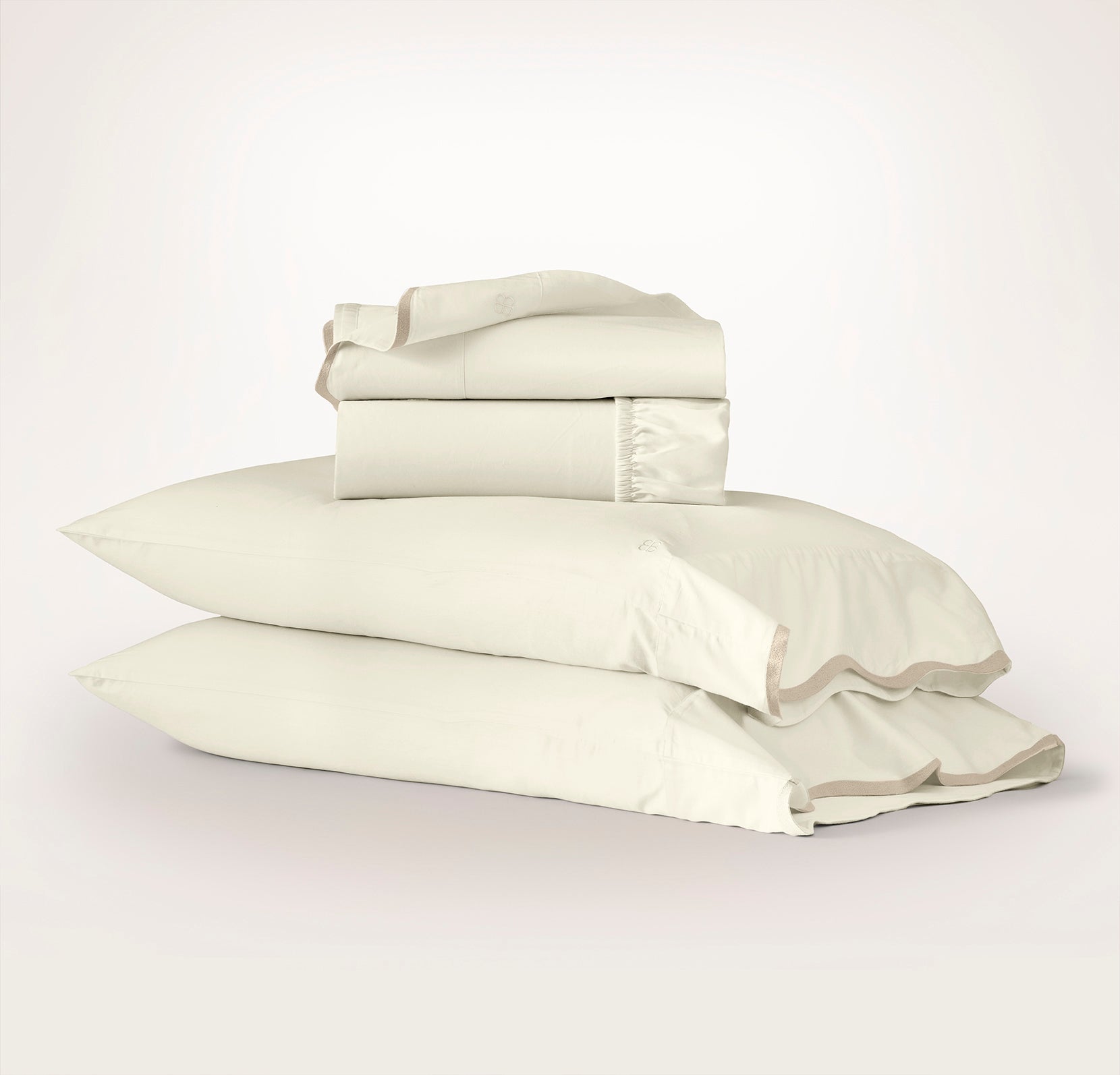 Percale Embellished Sheet Set - NEW - view 1