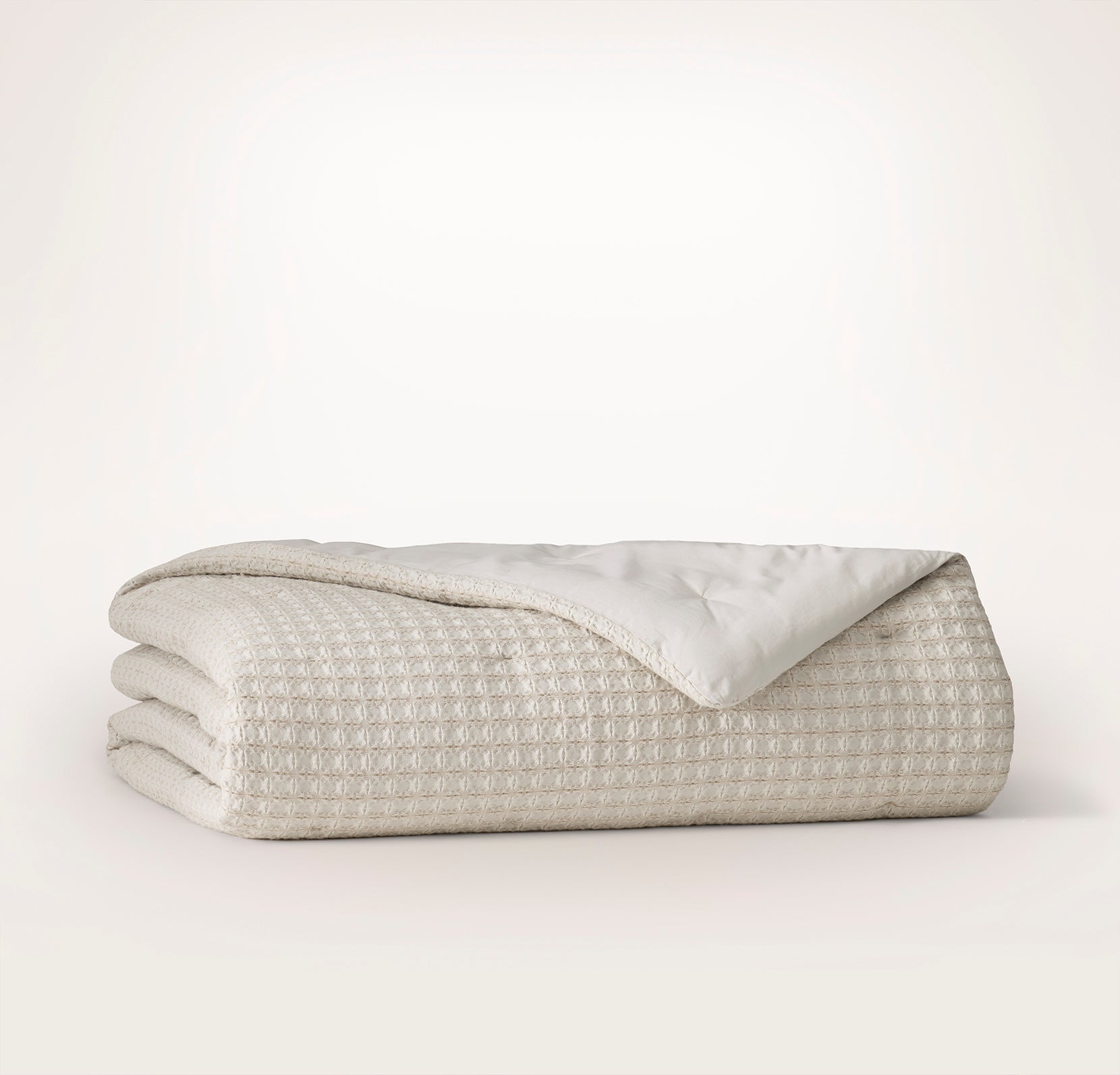 Mosaic Waffle Comforter - Brown - view 1