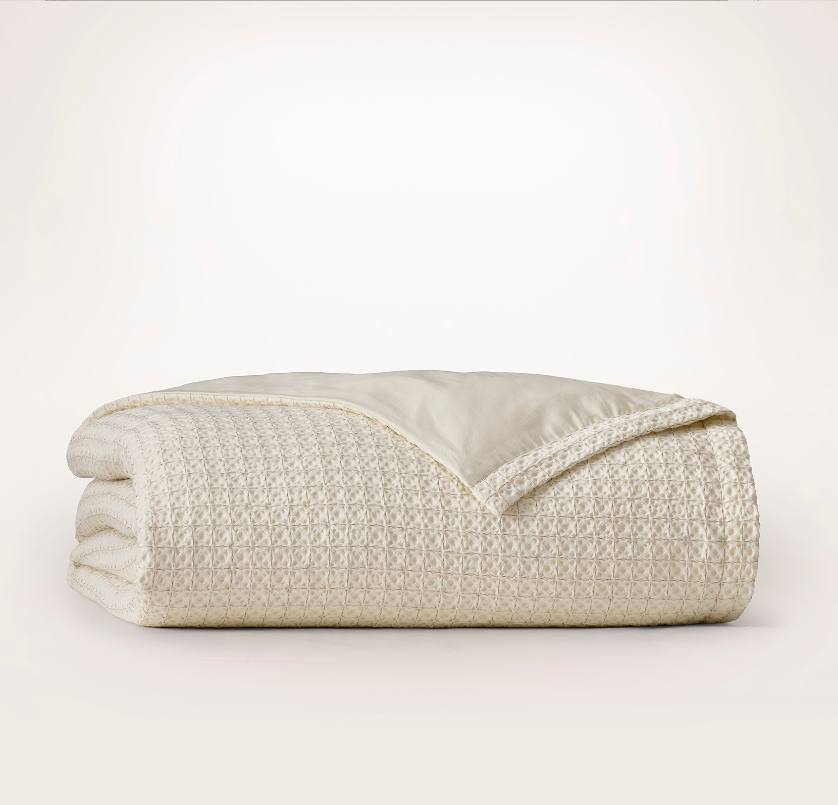 Mosaic Waffle Duvet Cover - Brown - view 1