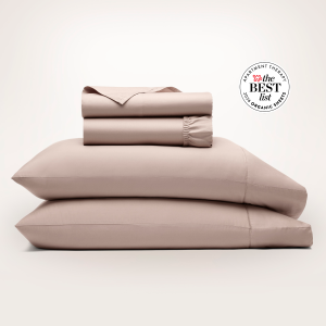 Percale Hemmed Sheet Set - Pinks - view 1