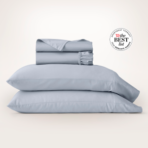 Percale Hemmed Sheet Set - BACK IN STOCK - view 1