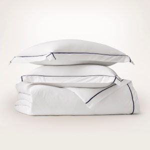Signature Embellished Duvet Set - Blues - view 1