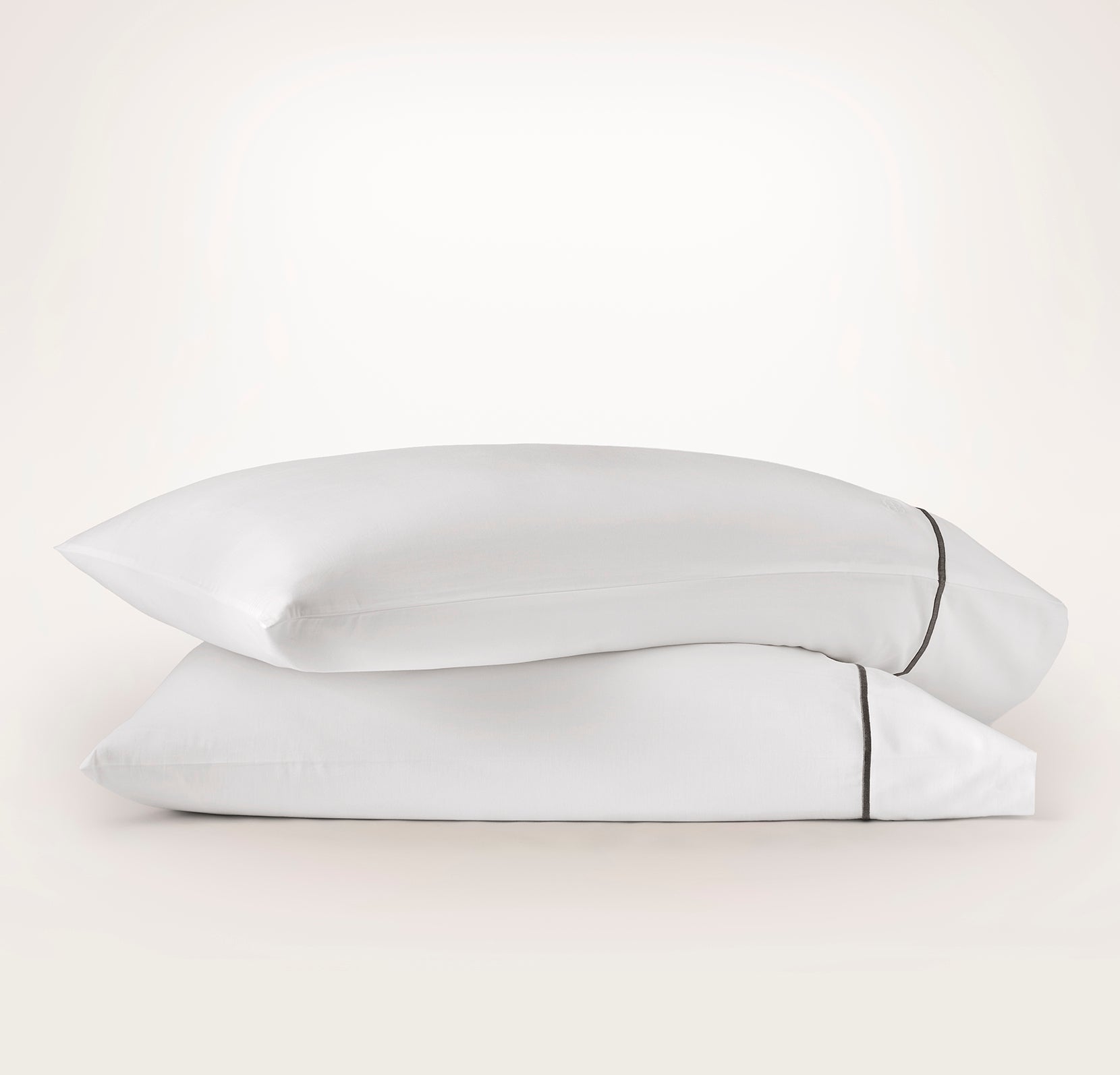 Signature Embellished Pillowcase Set - Brown - view 1