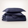 Signature Hemmed Duvet Set - Blues - view 1