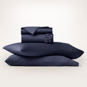 Signature Hemmed Sheet Set - Blues - view 1