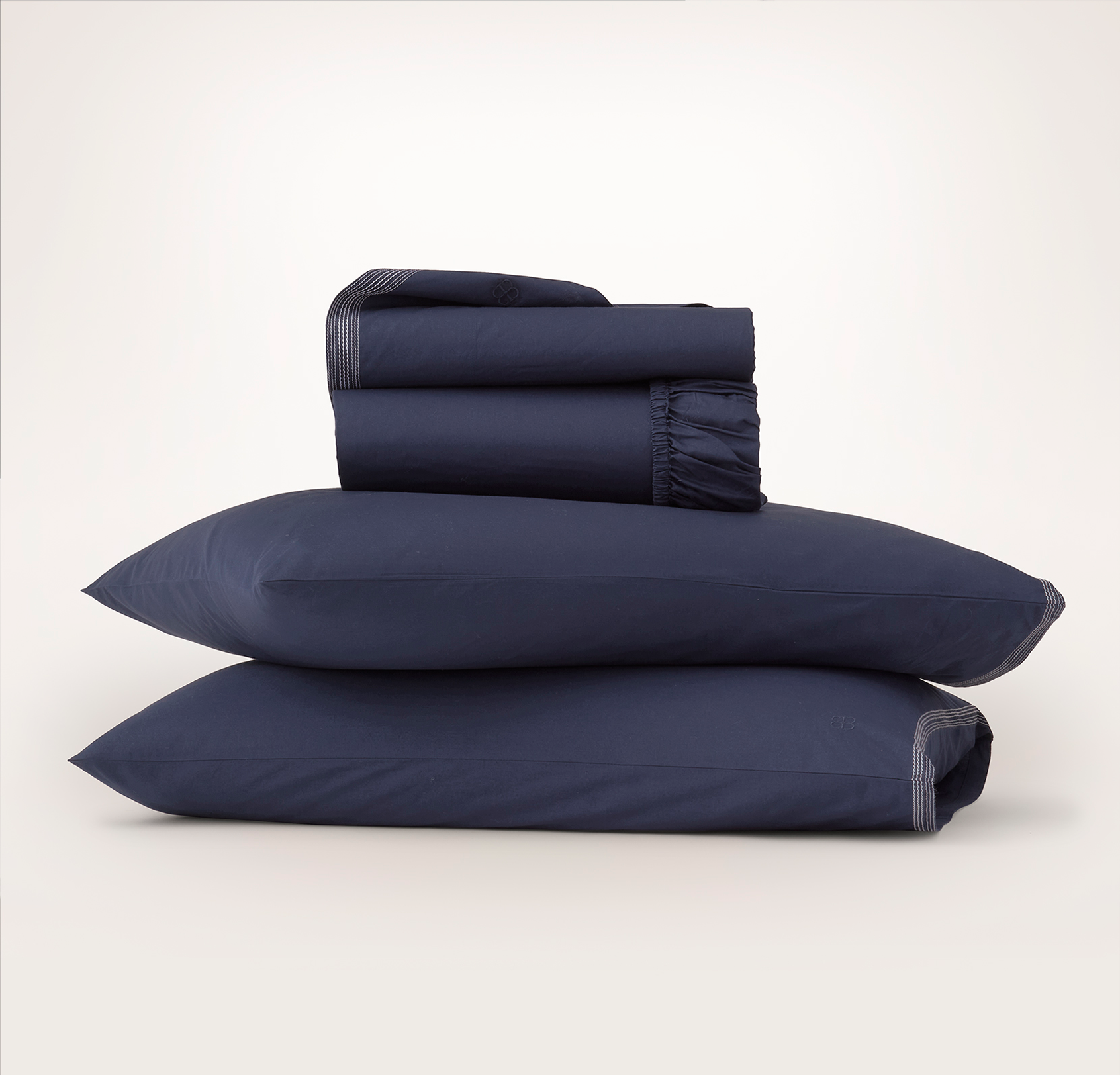 Signature Embellished Sheet Set - Blues - view 1