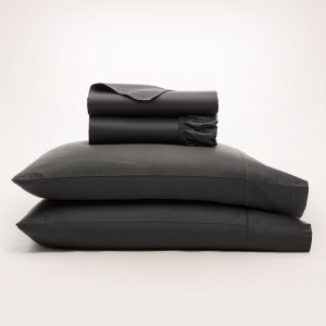 Signature Hemmed Sheet Set - Blacks - view 1