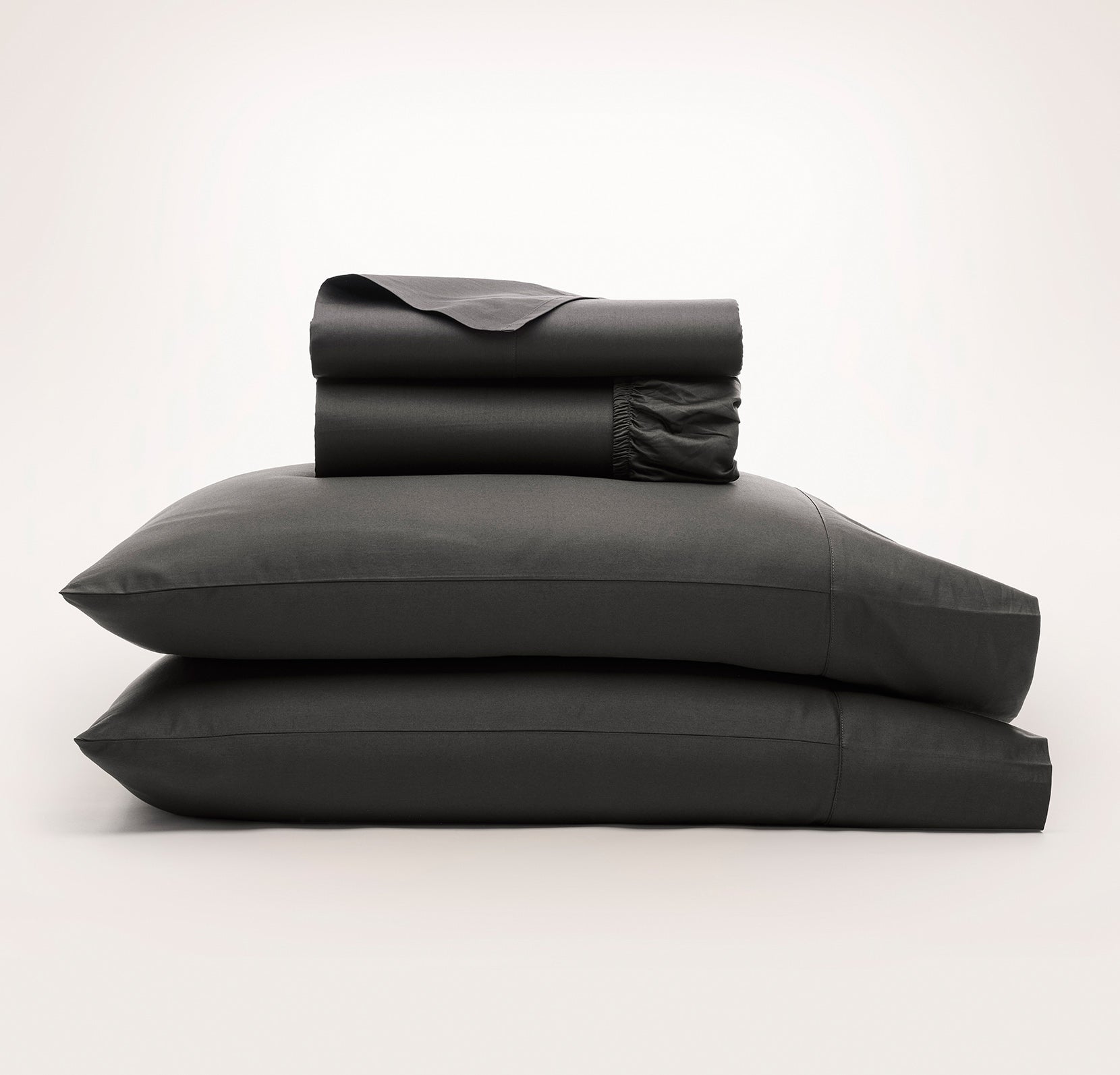 Signature Hemmed Sheet Set - Blacks - view 1