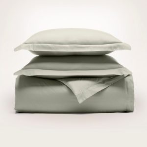 Percale Hemmed Duvet Set - view 1
