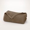 Waffle Bed Blanket - Brown - view 1